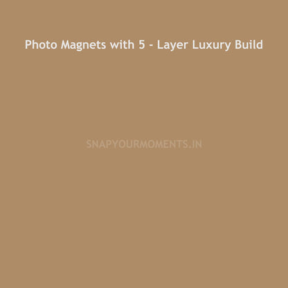 Premium 5-Layered Custom Photo Fridge Magnets